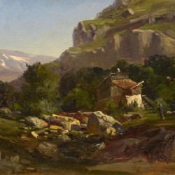 Carlos de Haes In the Spanish Countryside