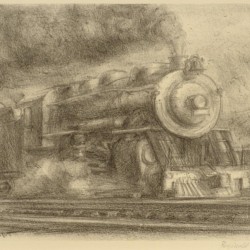 Reginald Marsh Railroad, 1932