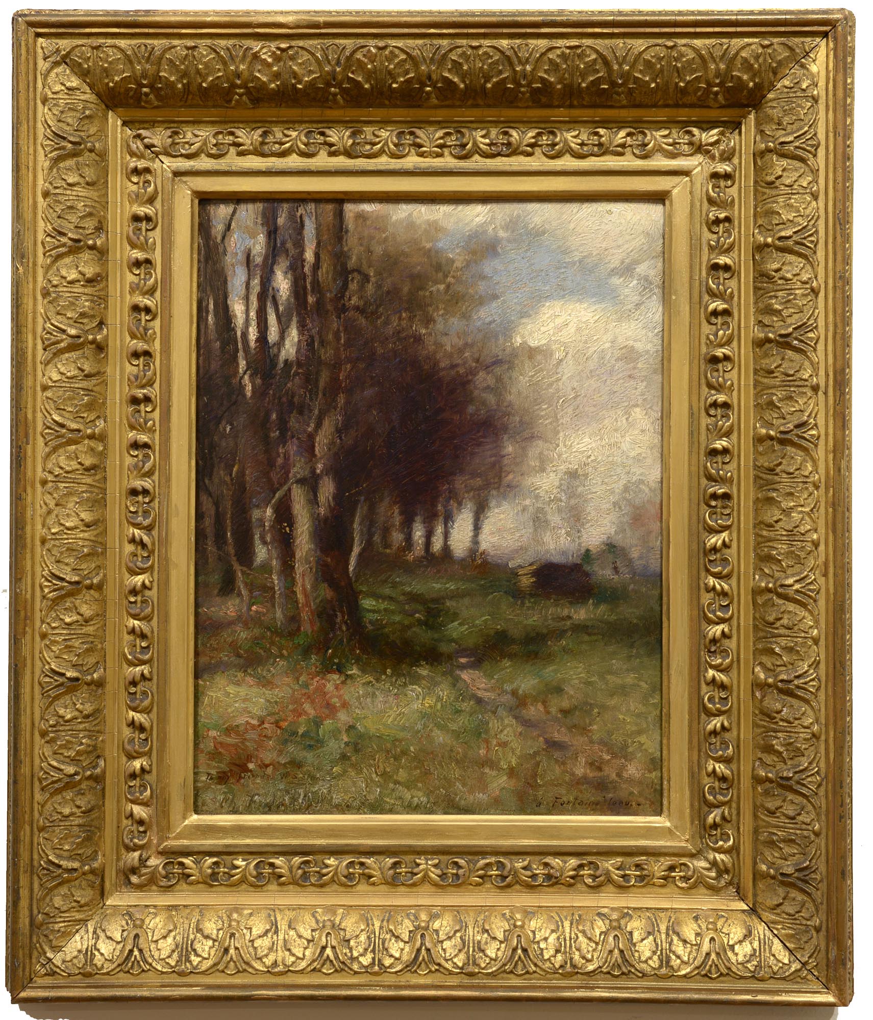 Charles Francis De Klyn a Fontainebleu framed