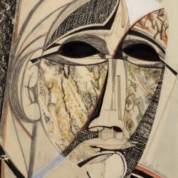 Henry de Waroquier Cubist Portrait, 1917