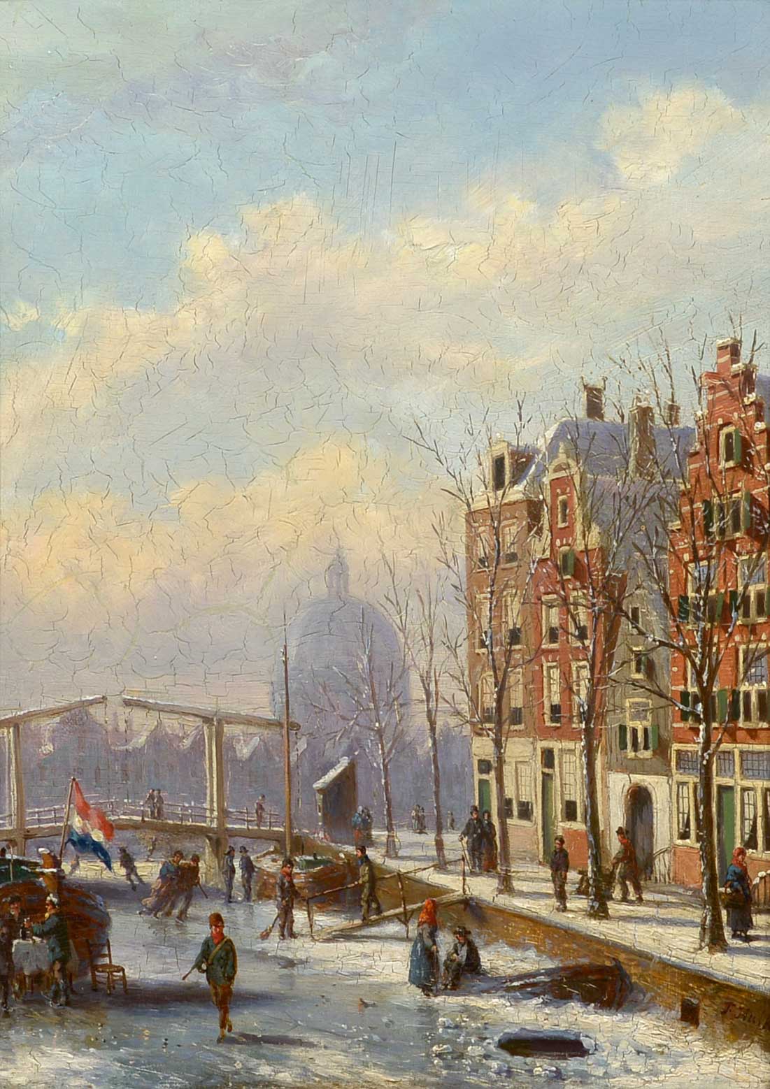 Johannes Frederik Hulk Amsterdam in Winter