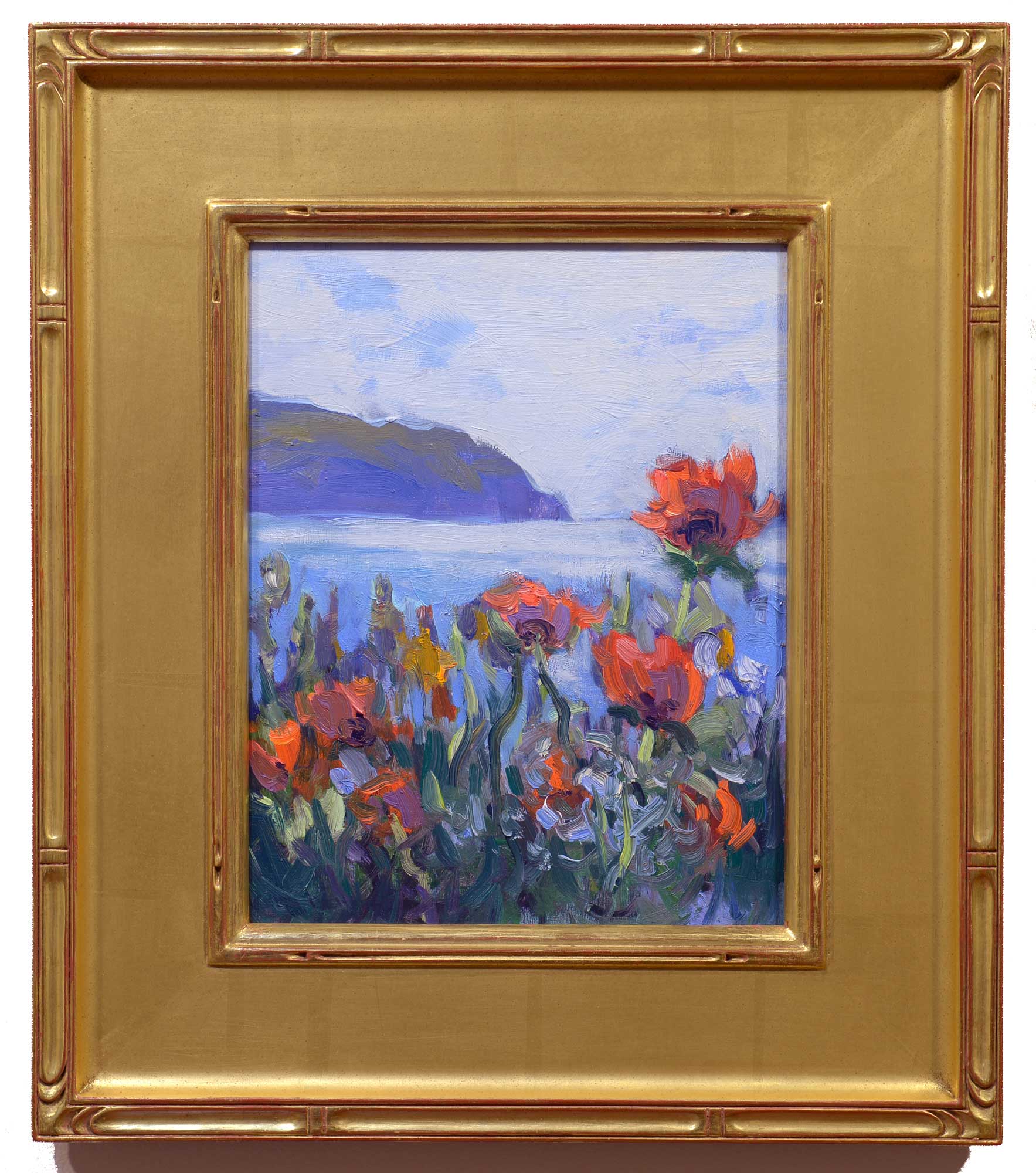 Keith Oehmig Island Poppies framed