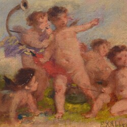 Edward Austin Abbey Cupid and His Assistants