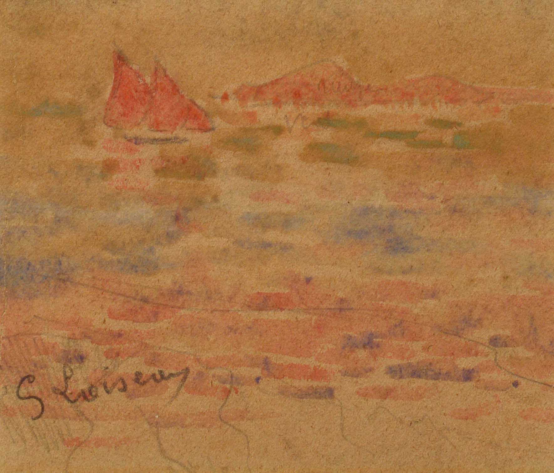 Gustave Loiseau Red Sails