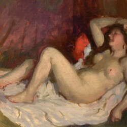 Gustave Durand Reclining Nude